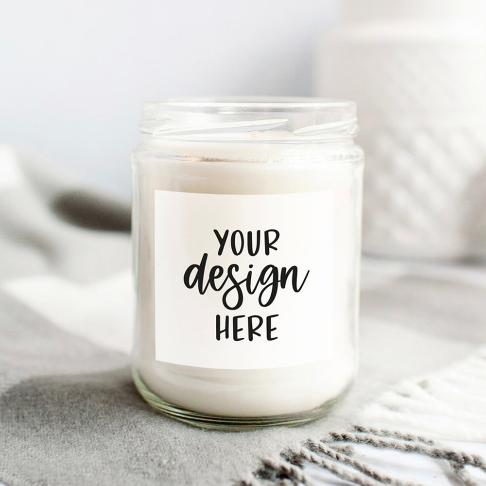 Personalised Candle Label - 30 шт. - 50 мм, индивидуальные