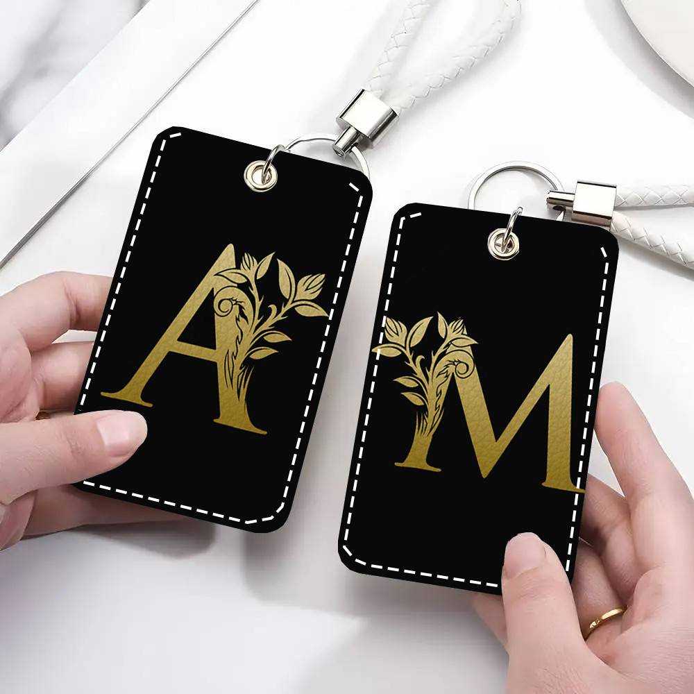 Monogram Keychain Leather - Кожаный держатель для карт с монограммой,