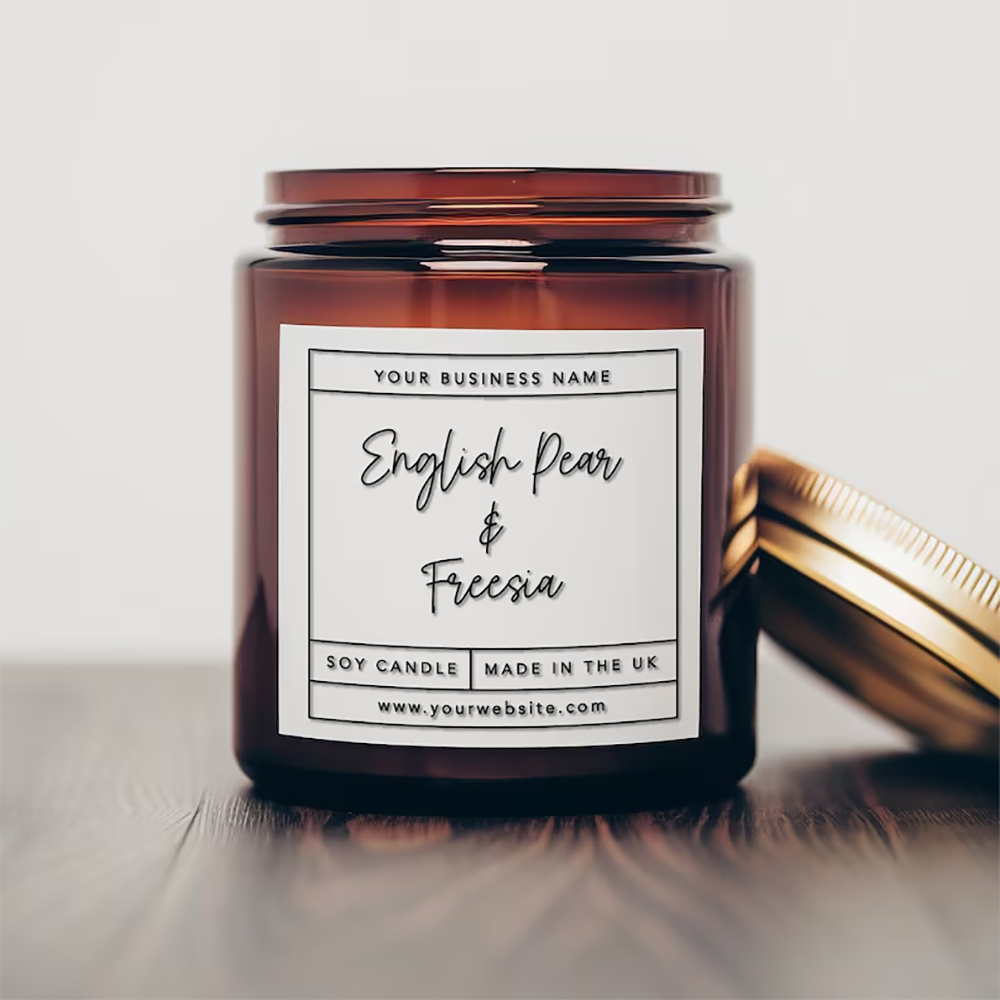 Персонализированные квадратные – обзор и цена Personalised Candle Label