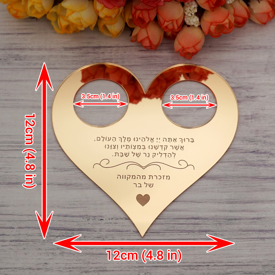 Акриловое зеркало на заказ, те – обзор и цена Personalised Candle Label